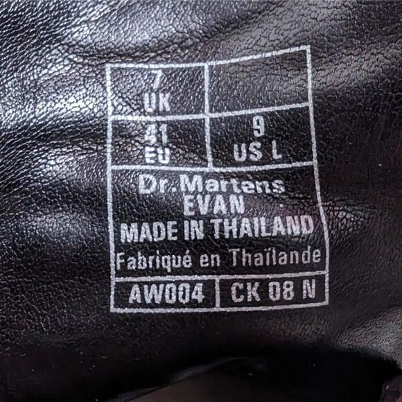 Dr. Martens Evan Ankle Lace Up Boots Polka Dots Pattern Size 9 - Picture 11 of 13